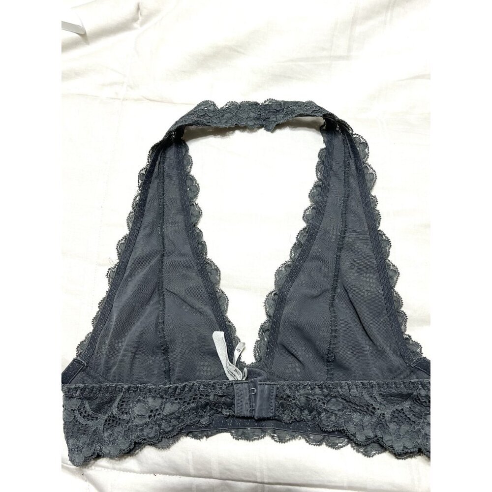 Free People Intimately Gray Lace Halter Bra Size XS - Picture 3 of 7